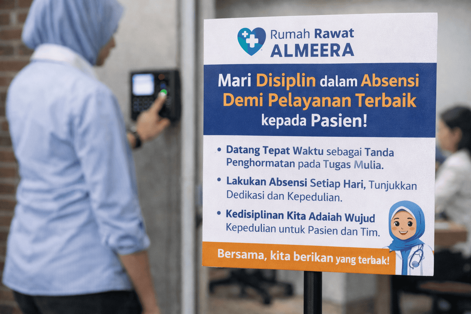 Kedisiplinan Karyawan Rumah Rawat Almeera
