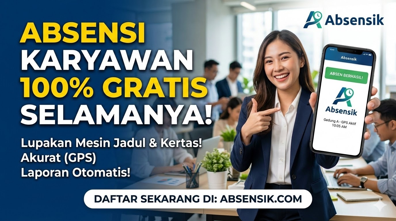 Tinggalkan Cara Lama! Ini Dia Aplikasi Absensi 100% Gratis Terbaik untuk Bisnis Anda