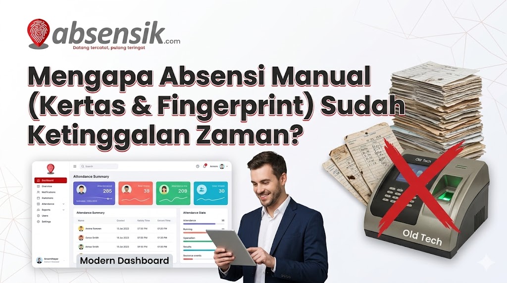 Mengapa Absensi Manual (Kertas & Fingerprint) Sudah Ketinggalan Zaman?