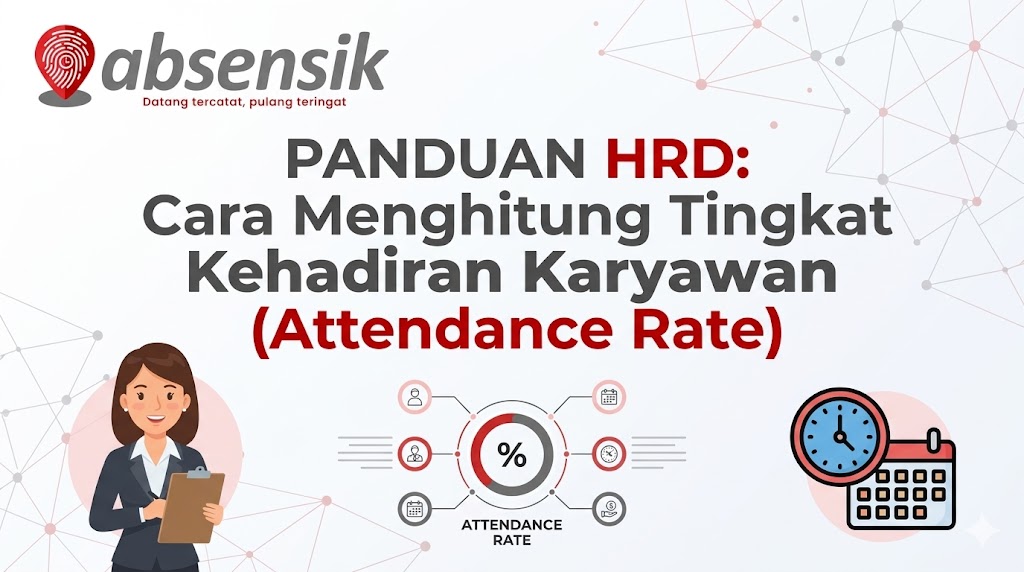 Panduan HRD: Cara Menghitung Tingkat Kehadiran Karyawan (Attendance Rate)