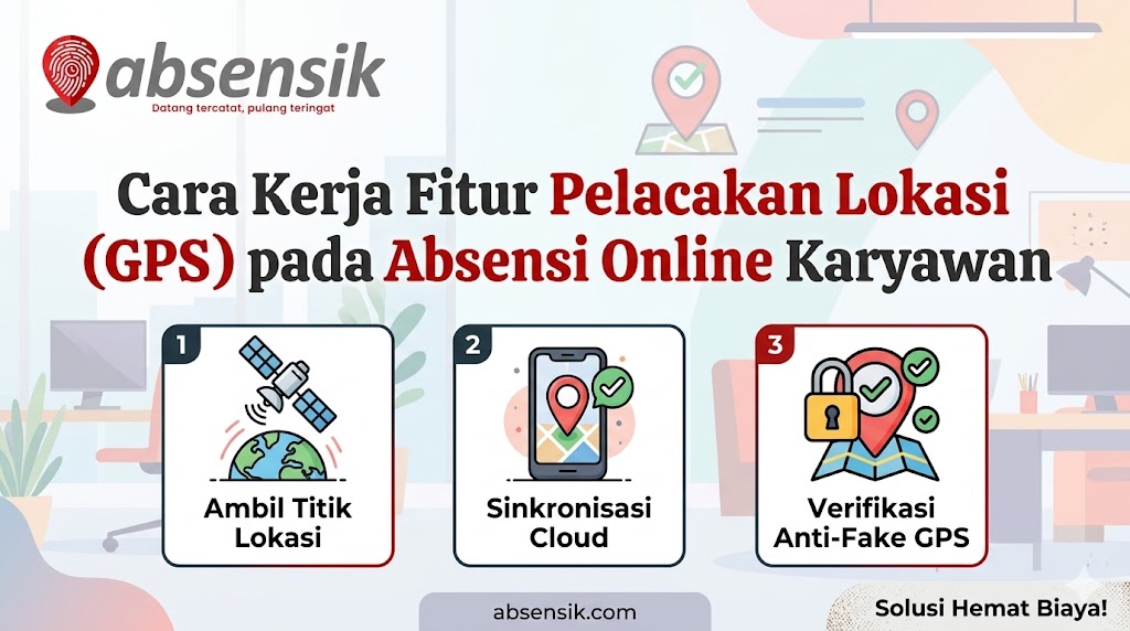 Cara Kerja Fitur Pelacakan Lokasi (GPS) pada Absensi Online Karyawan