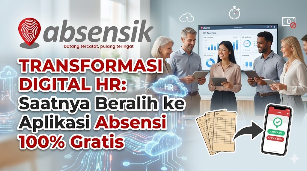 Transformasi Digital HR: Saatnya Beralih ke Aplikasi Absensi 100% Gratis