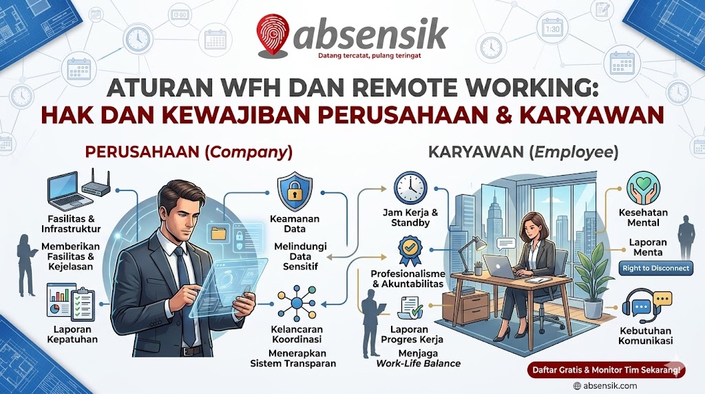 Aturan WFH dan Remote Working: Hak dan Kewajiban Perusahaan & Karyawan