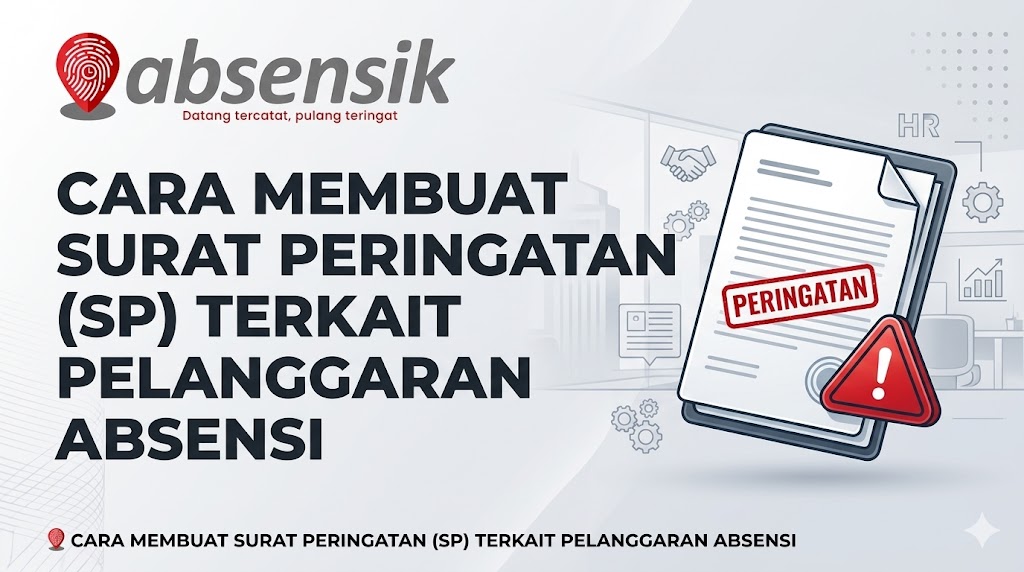 Cara Membuat Surat Peringatan (SP) Terkait Pelanggaran Absensi