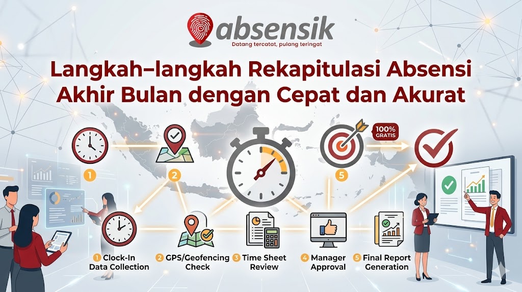Langkah-langkah Rekapitulasi Absensi Akhir Bulan dengan Cepat dan Akurat