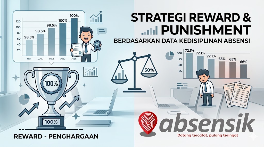 Strategi Reward & Punishment Berdasarkan Data Kedisiplinan Absensi