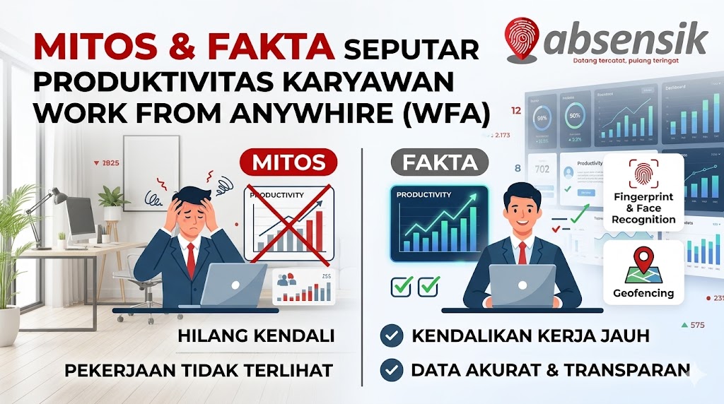 Mitos dan Fakta Seputar Produktivitas Karyawan Work From Anywhere
