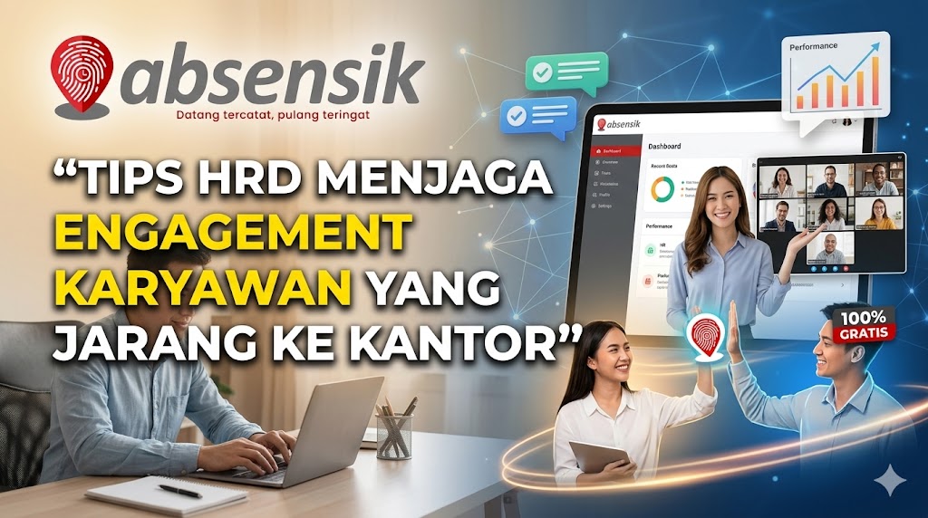 Tips HRD Menjaga Engagement Karyawan yang Jarang ke Kantor