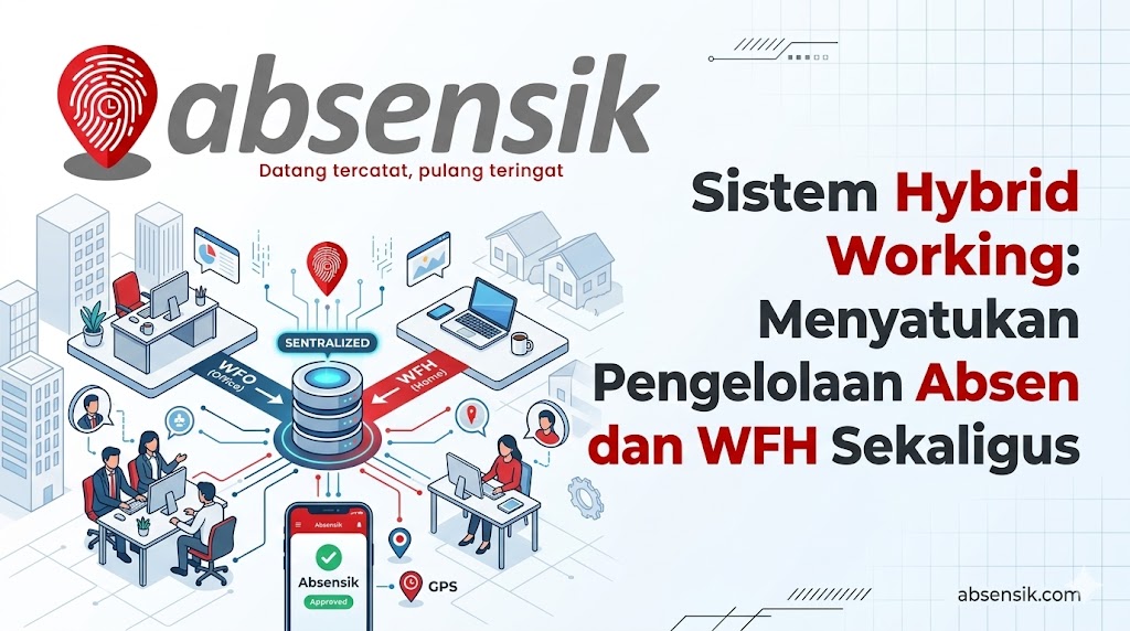 Sistem Hybrid Working: Menyatukan Pengelolaan Absen WFO dan WFH Sekaligus