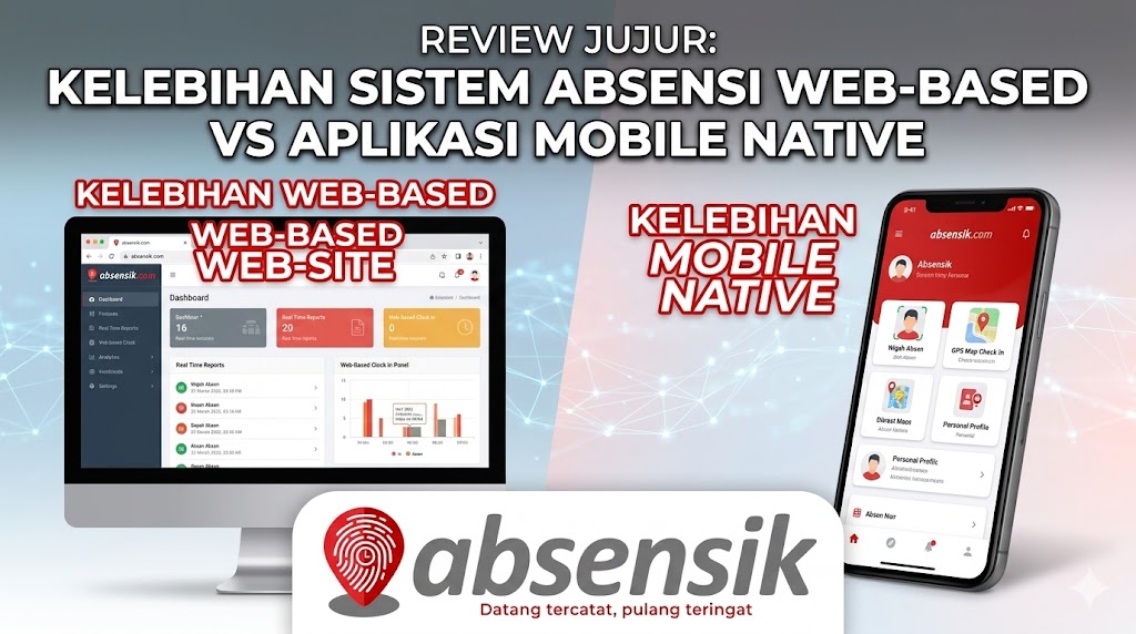 Review Jujur: Kelebihan Sistem Absensi Web-Based vs Aplikasi Mobile Native