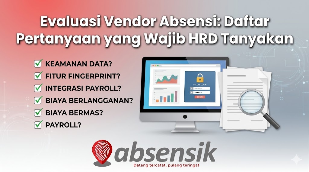 Evaluasi Vendor Absensi: Daftar Pertanyaan yang Wajib HRD Tanyakan