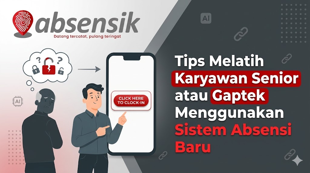 Tips Melatih Karyawan Senior atau Gaptek Menggunakan Sistem Absensi Baru