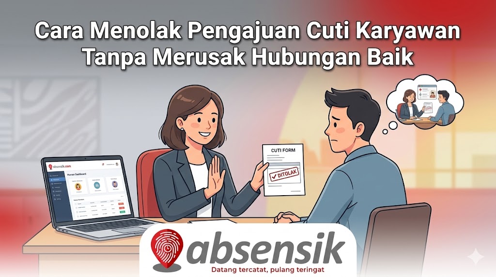 Cara Menolak Pengajuan Cuti Karyawan Tanpa Merusak Hubungan Baik