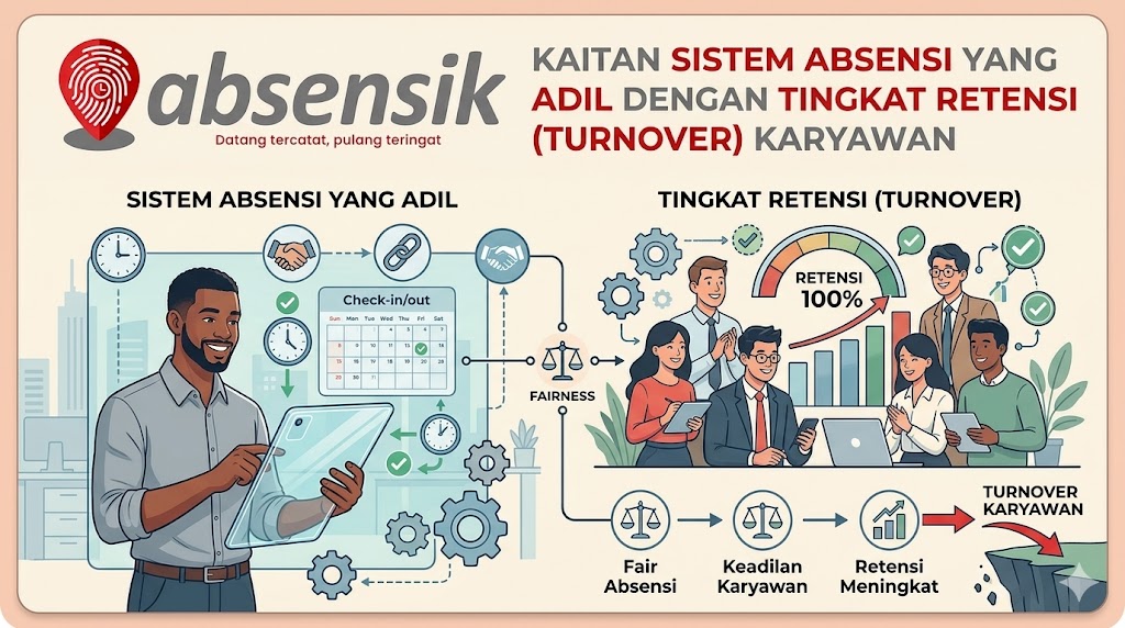 Kaitan Sistem Absensi yang Adil dengan Tingkat Retensi (Turnover) Karyawan